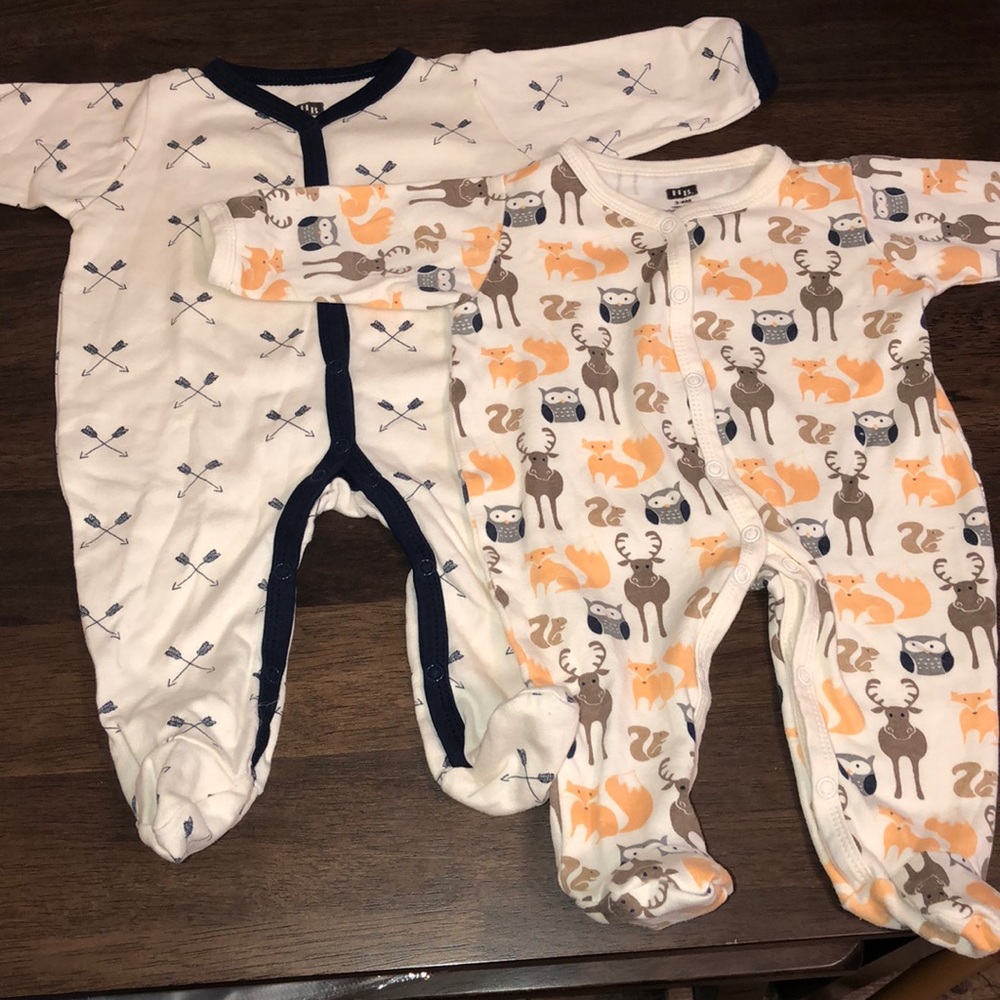 Hudson baby footed pajamas